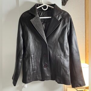 Tibor Luxe Vintage Women’s Brown Small Real Leather Jacket